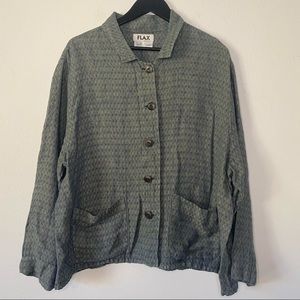 FLAX 100% Linen Button-Down